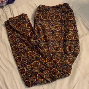 LulaRoe multi colored leggings